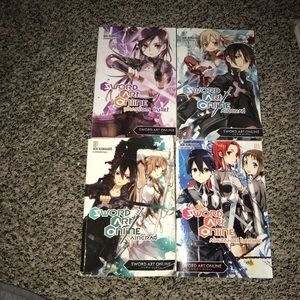 Sword art online books and manga